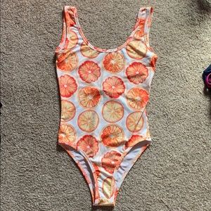 Forever 21 bodysuit/high cut Leotard